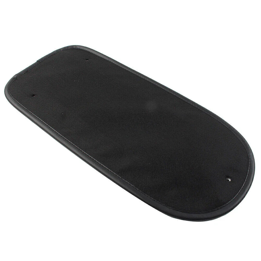Black PU Leather Rear Fender Bib Solo Seat for Harley Heritage Softail (06-17)