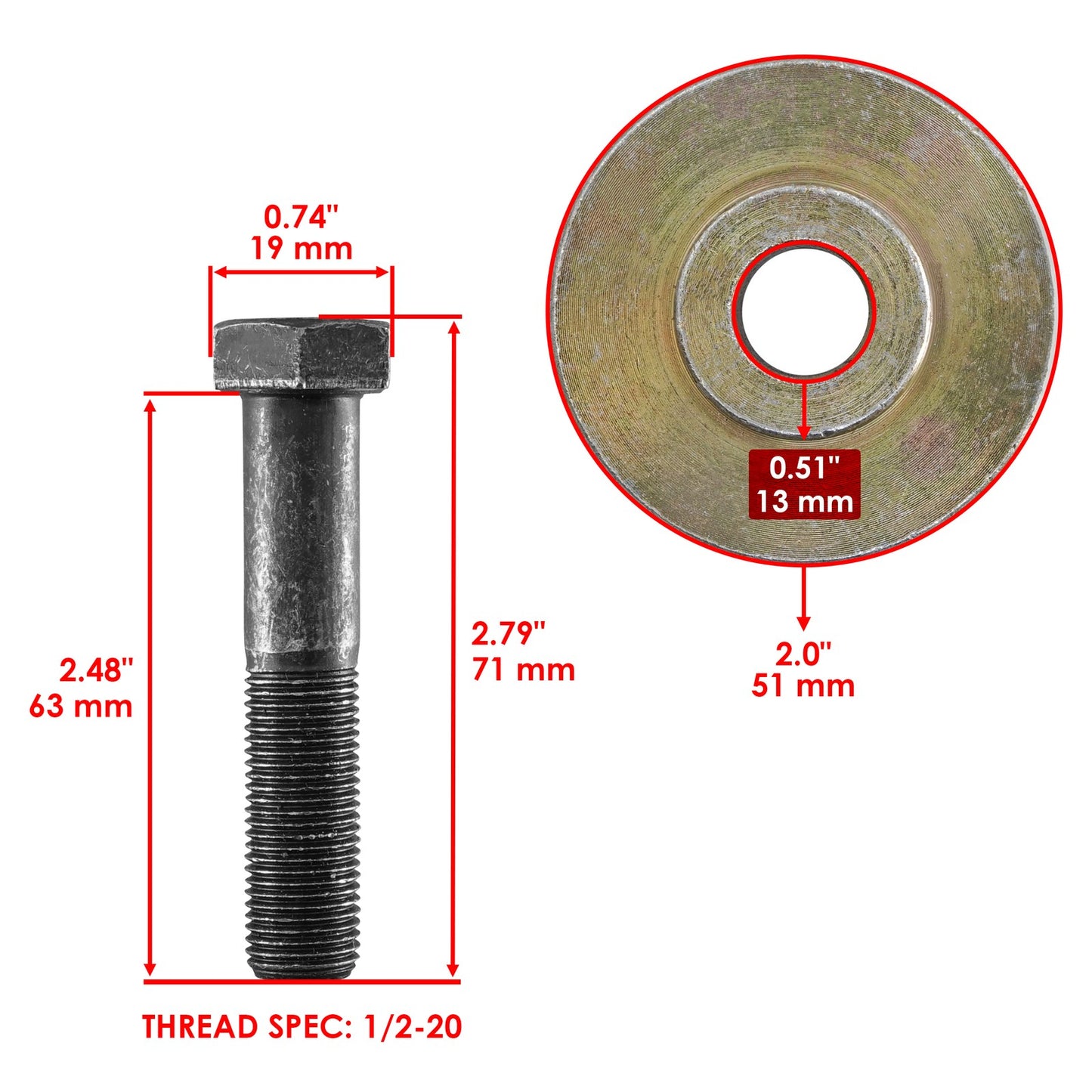 CW Blades for Land Pride 2010-2019 (Heavy Duty)