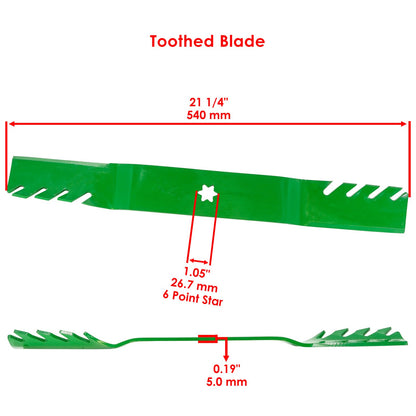 Deck Gator Blades 42 Inch Replacement for MTD Cub Cadet (2000–2008)