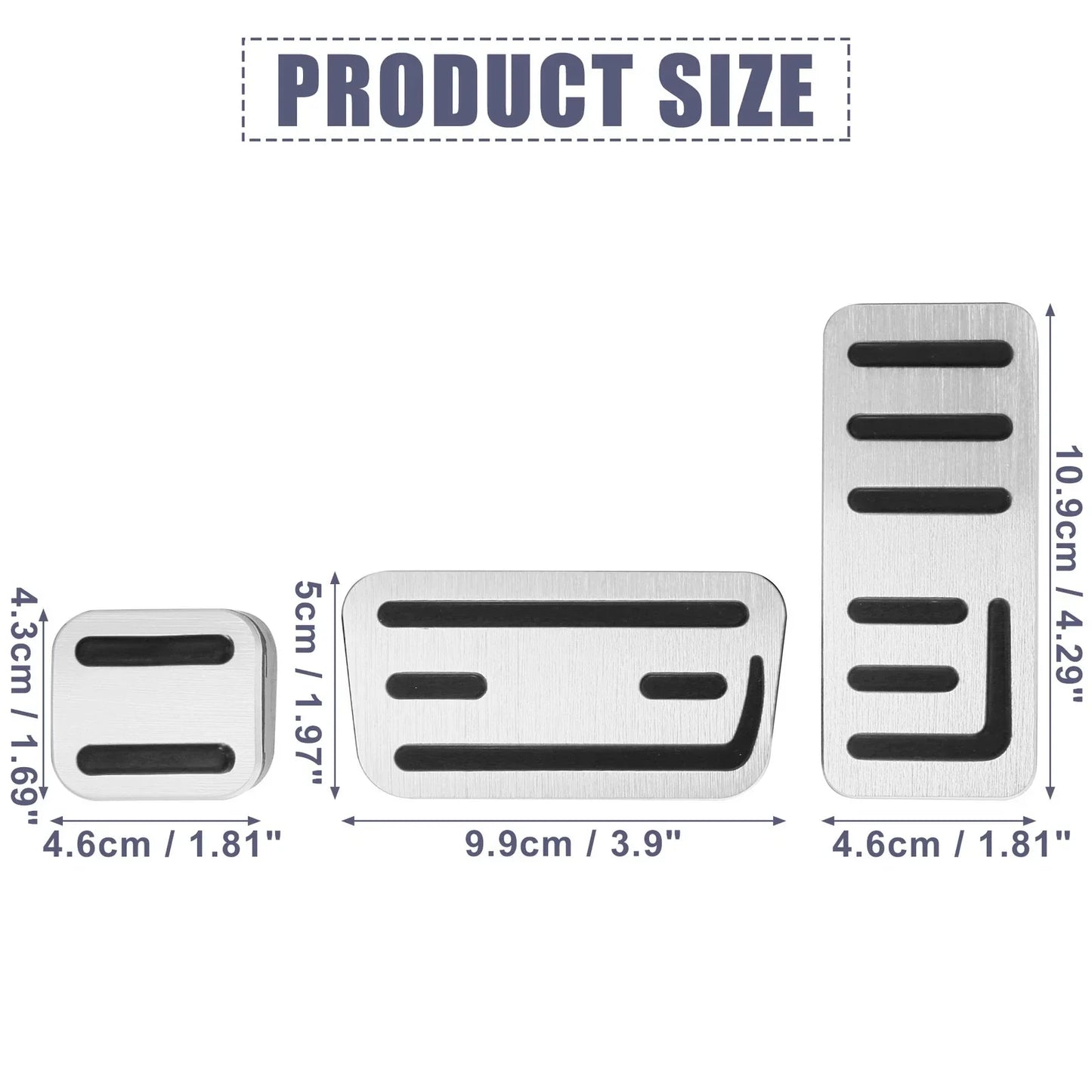 Foot Pedal Brake Gas Pedal Pad Kit for Honda Fit (2021)