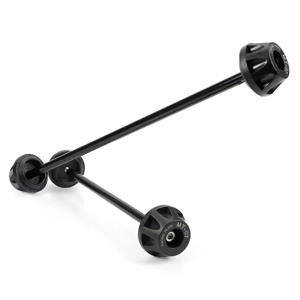 Front & Rear Axle Fork Crash Sliders for YAMAHA MT-07, FZ-07, XSR700 (2014-2023)