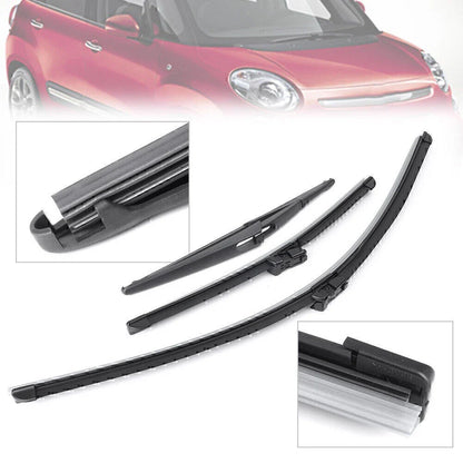 3 x 26" 15" 12" Wiper Blades for Fiat 500L (2012 - Present)