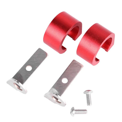 Red Front Brake Hose Guide Holders for HONDA XR400 Motard (2005-2008)