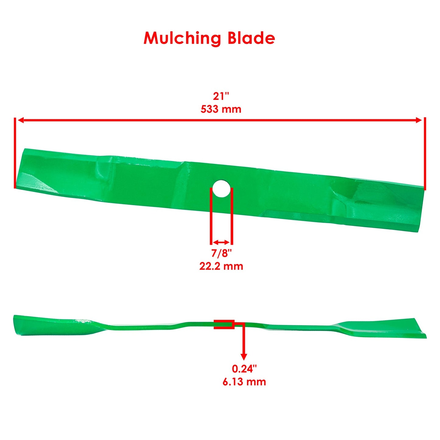 Deck Blades 60 Inch for John Deere 3120 3320 3520 3720 2305 (Heavy Duty)