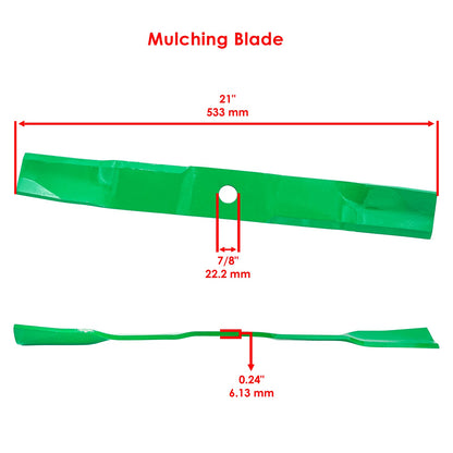 Deck Blades 60 Inch for John Deere 3120 3320 3520 3720 2305 (Heavy Duty)