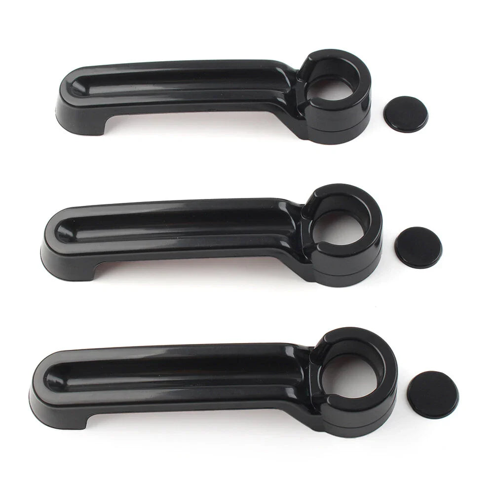 6 x Exterior Door Handle Tailgate Cover Trim for Jeep Wrangler JK (07-17)
