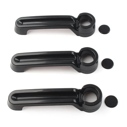 6 x Exterior Door Handle Tailgate Cover Trim for Jeep Wrangler JK (07-17)