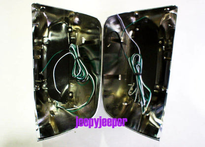 Chrome LED Side Mirror Covers for Isuzu D-Max Pickup Ute (2012-2019)