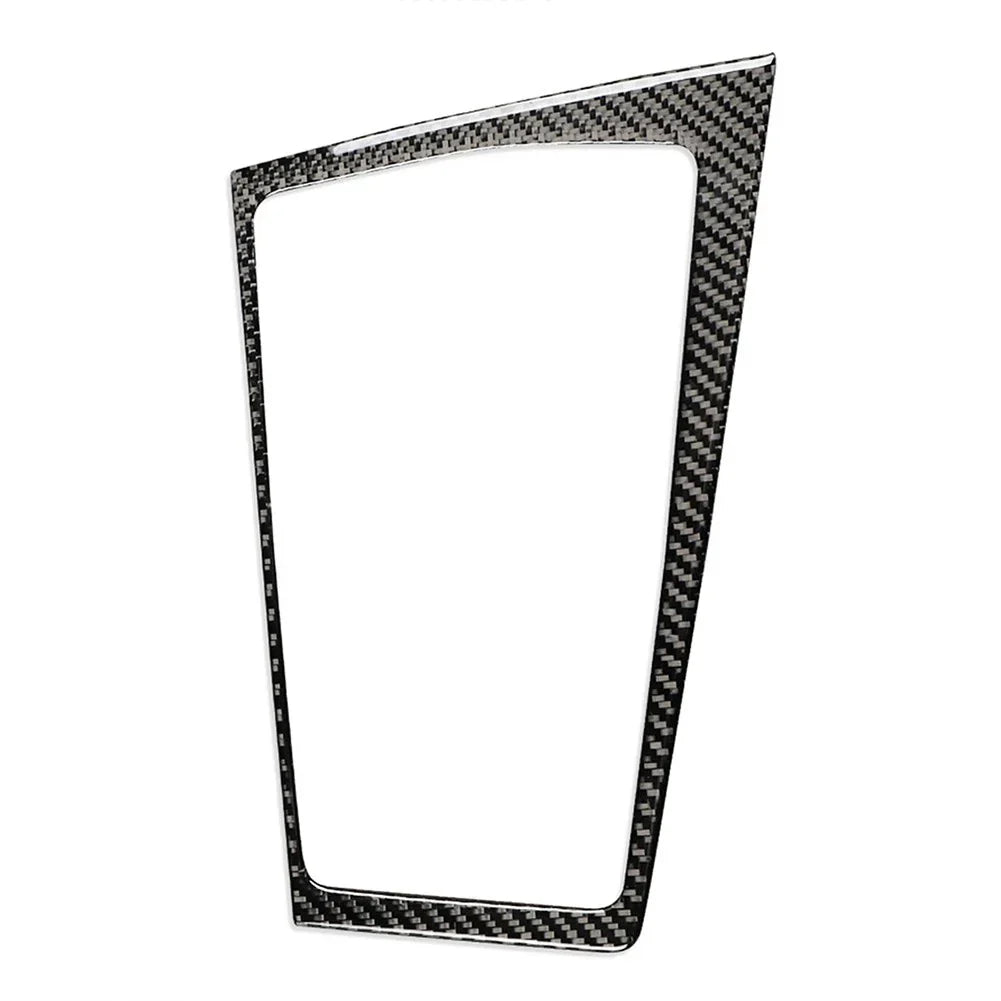Black Gear Shift Panel Frame Cover Trim for Volkswagen Golf 8 MK8 (2021-2023)