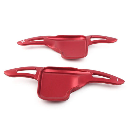 Red Steering Wheel Paddle Extensions for BMW 2 3 4 5 6 Series X1