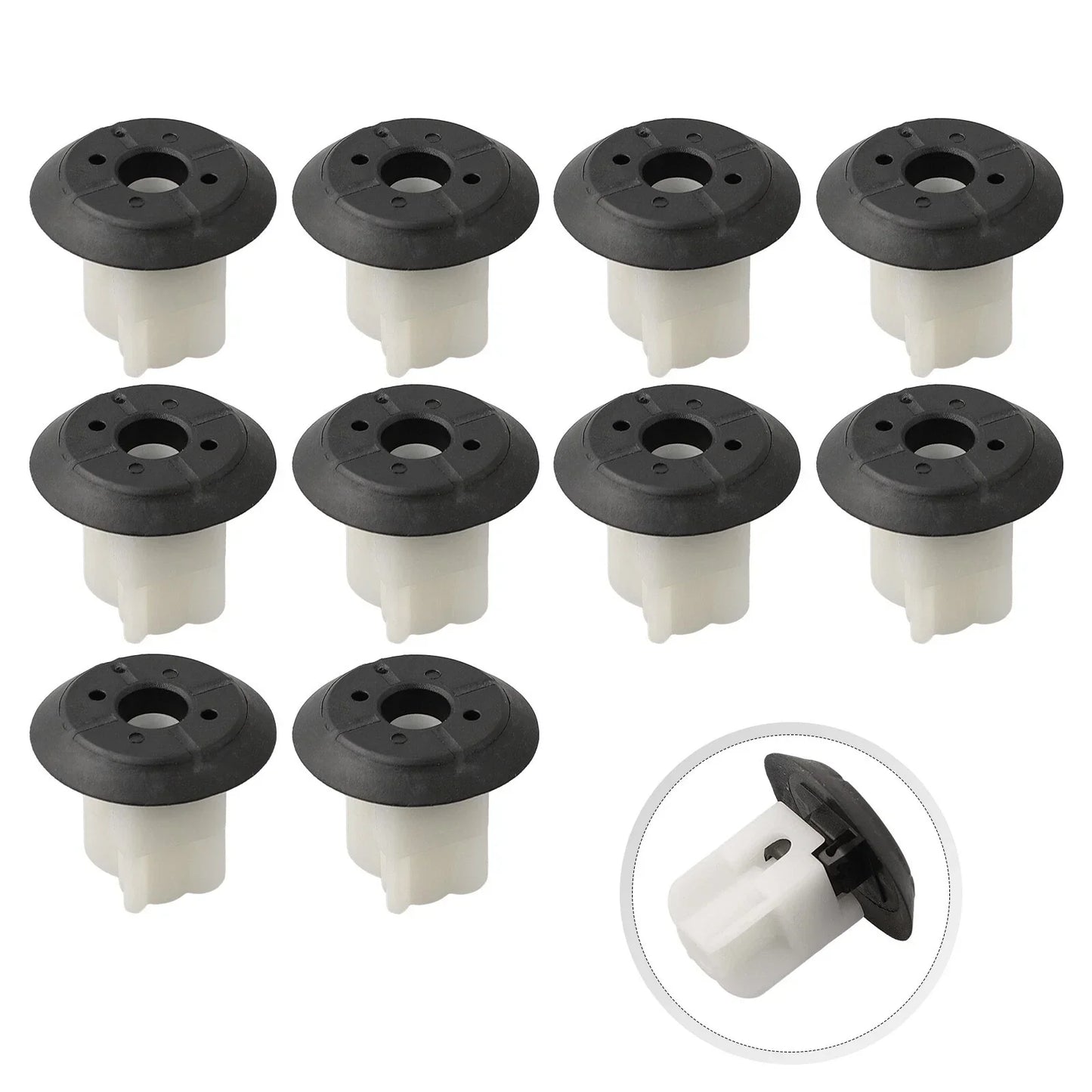 Plastic Auto Fastener Clip Pack of 10 for Cars