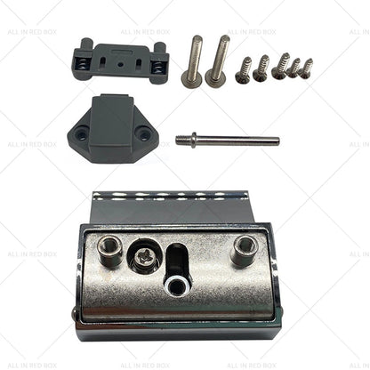 4 x Door Handle Push Locks for Caravan RV Marine Cupboard Latch Knob