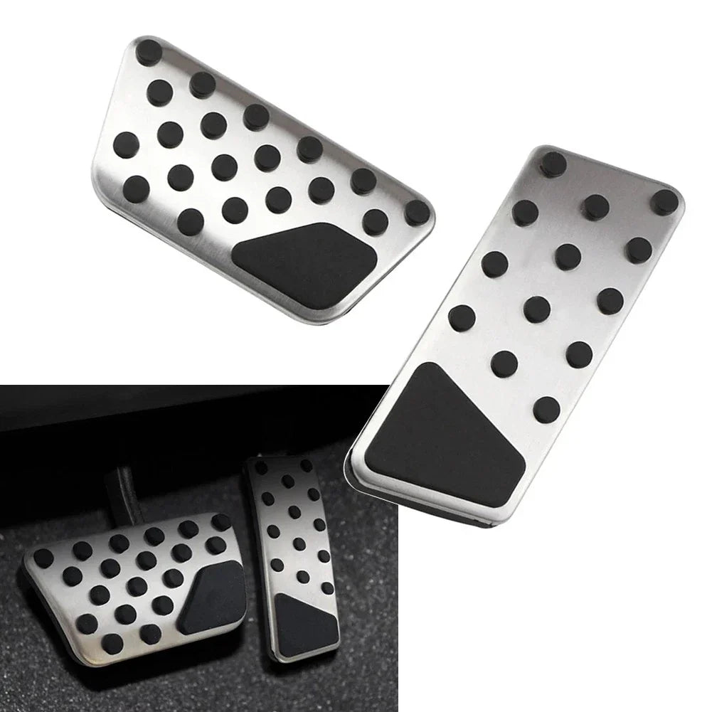 Stainless Steel Gas Brake Pedal Covers for Jeep Wrangler JK (2007-2017)