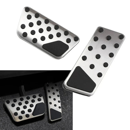 Stainless Steel Gas Brake Pedal Covers for Jeep Wrangler JK (2007-2017)