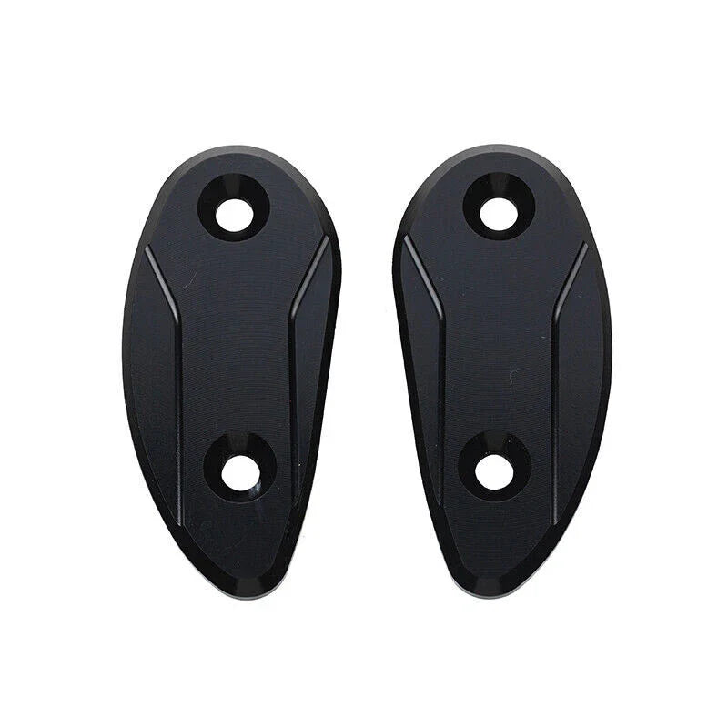 Rearview Mirror Block Off Base Plates for Honda CBR1000RR 2008-2017 Black