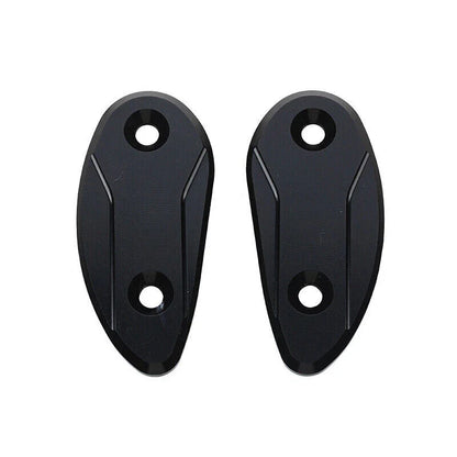 Rearview Mirror Block Off Base Plates for Honda CBR1000RR 2008-2017 Black