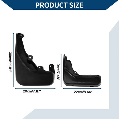 Mud Flaps Splash Guards 1 Set for Mercedes-Benz E Class (2014-2015)