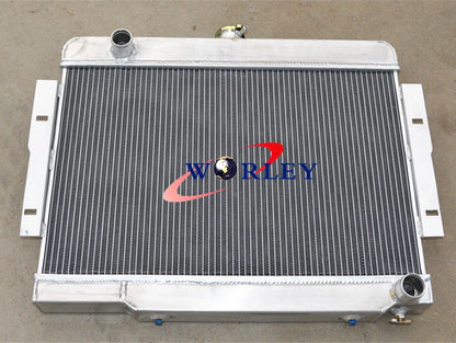 Aluminum Alloy Radiator + Fans for 1972-1986 Jeep CJ, CJ5, CJ7 V8