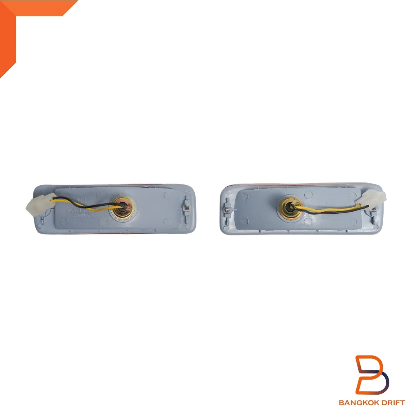 Amber Lens Bumper Side Turn Signal Lamp Light for Toyota Hilux (1988-1997)