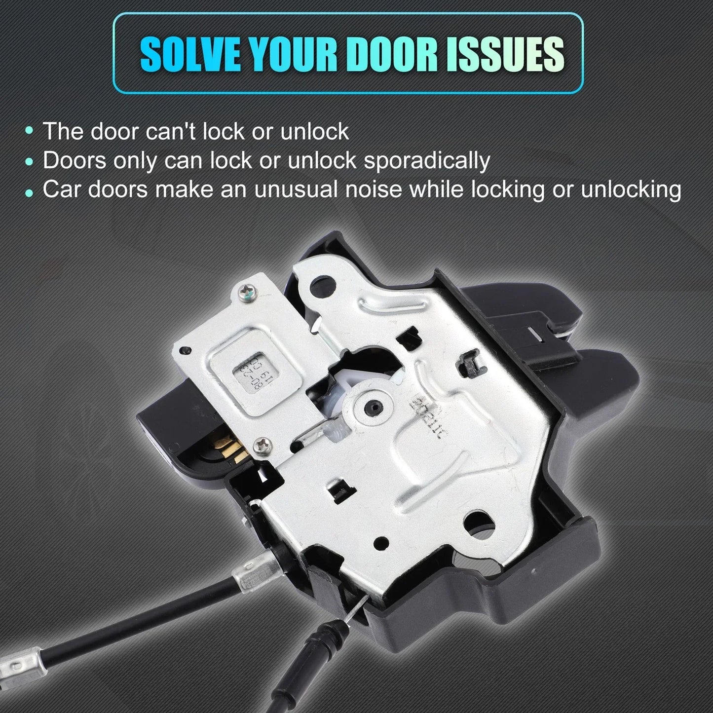 Rear Trunk Latch Lock Actuator w/ Cable for Lexus IS F (2008-2014)