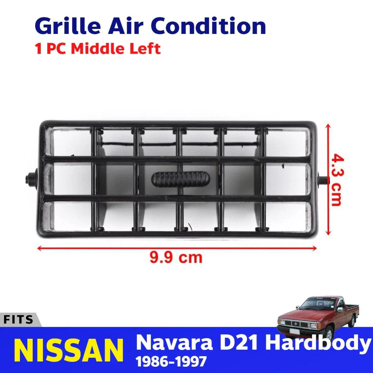Air Condition Grille Vent Middle Left Fits Nissan Navara D21 Truck 1986-97 D10