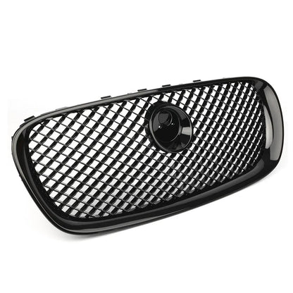 Front Upper Grille Radiator Grill with Emblem for Jaguar XF (2008-2011)