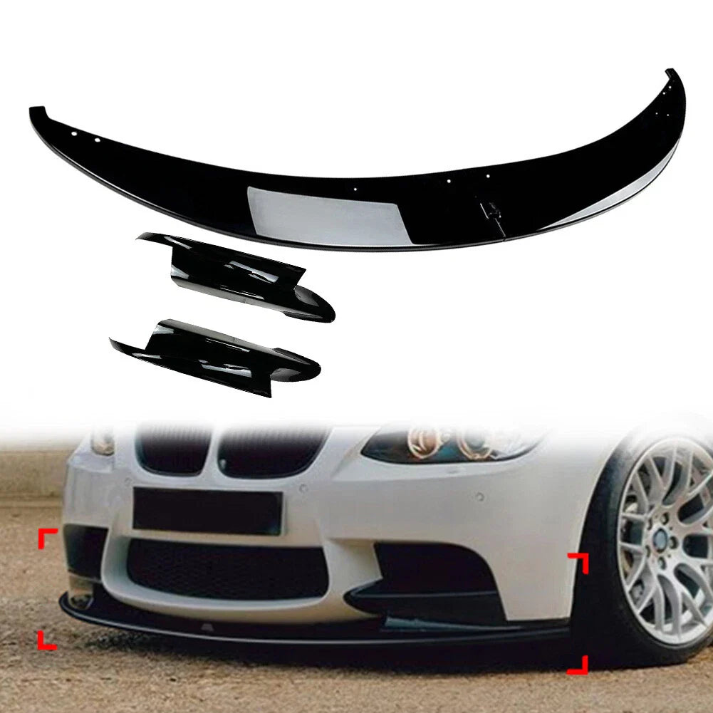 Front Bumper Lip Spoiler for BMW E90 E91 E92 E93 M3 (2006-2013)