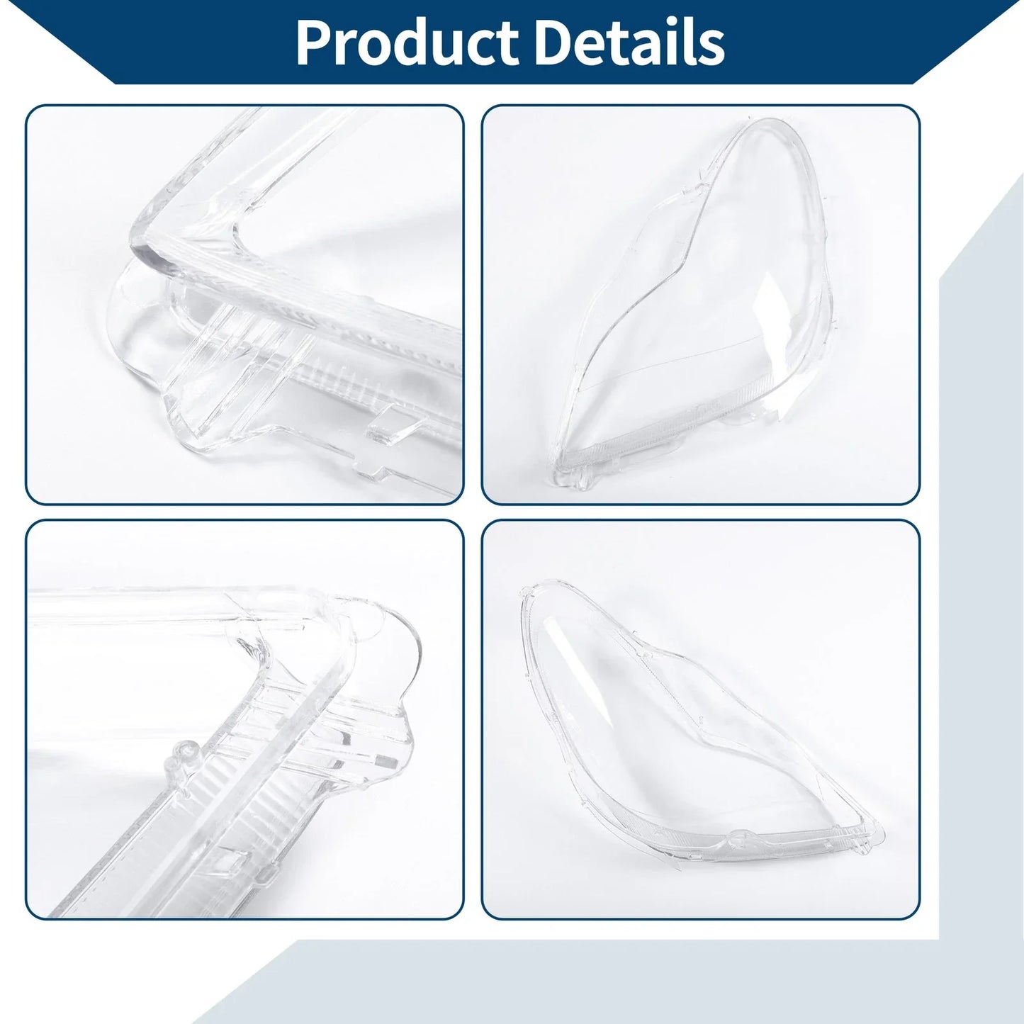 Front Left Headlight Lens Cover for Mercedes-Benz (2006-2011)