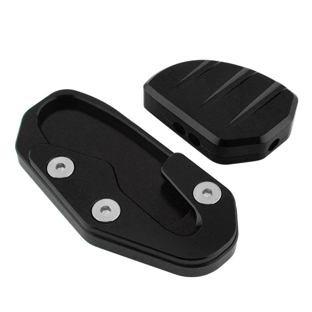 Kickstand Enlarger Pad Side Stand Plate Black for Honda PCX160 (2025)