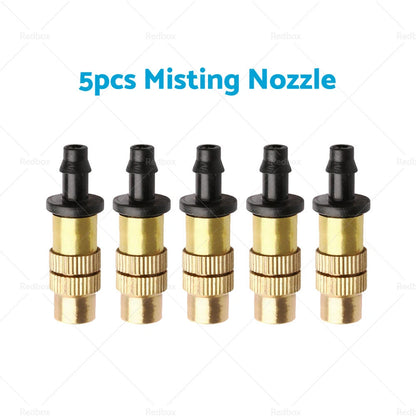 Brass Spray Misting Nozzle for Garden Irrigation (5-20x)