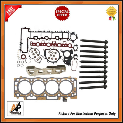 Cylinder Head Gasket Set with Bolts Replacement for Peugeot Boxer (2014–2023)