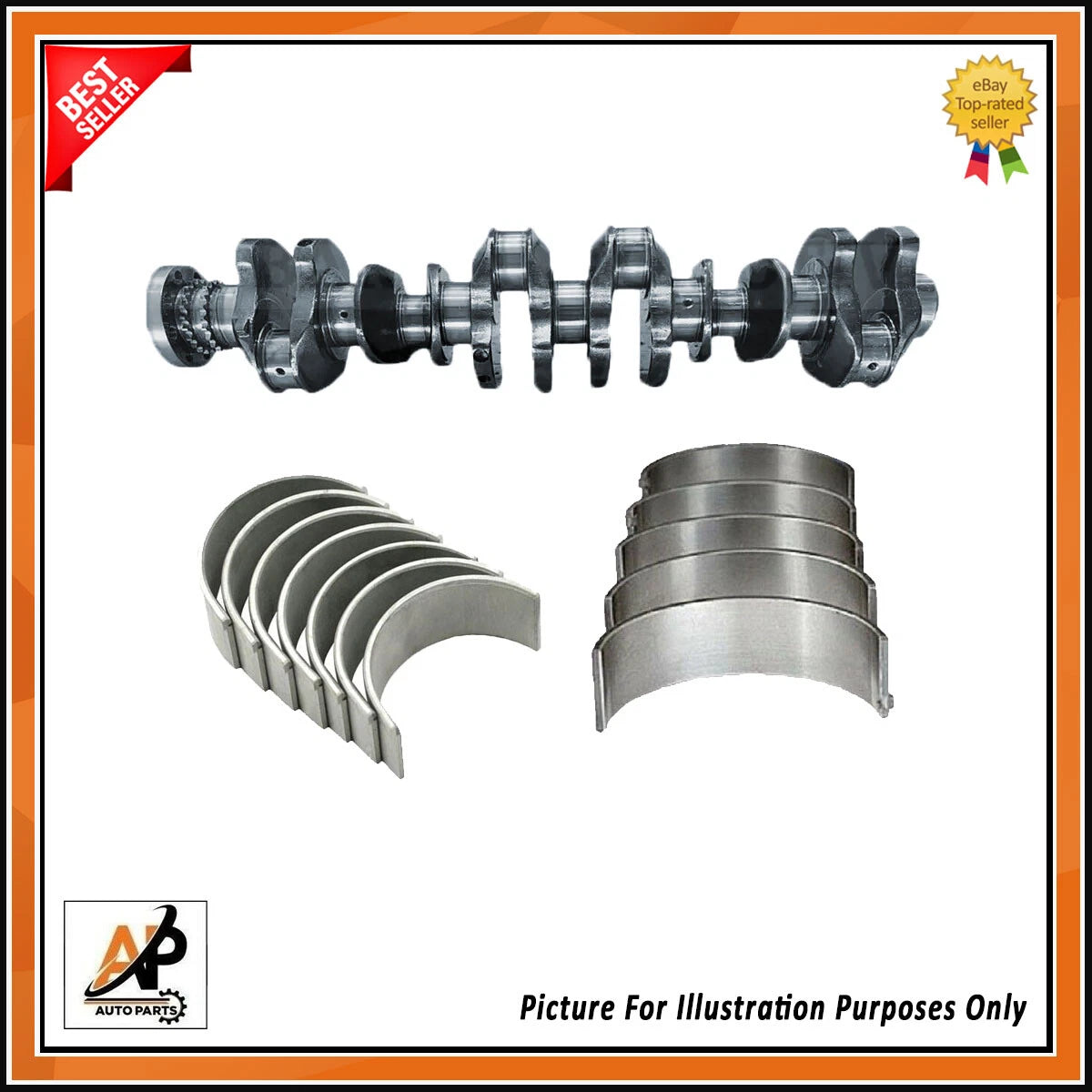 Crankshaft Main and Big End Bearing Set for BMW 3 5 6 7 Series (2010–2017)
