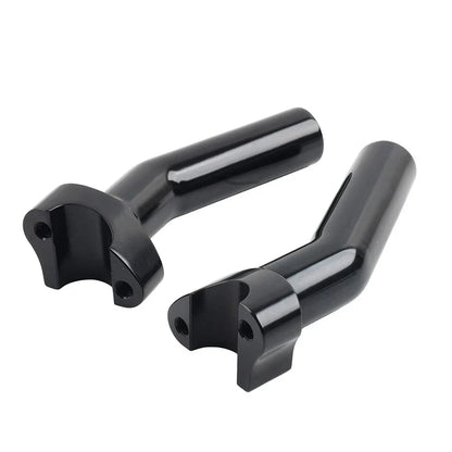 5.5" CNC Pullback Handlebar Risers for Harley Dyna Softail Sportster XL883 (2004-2023)