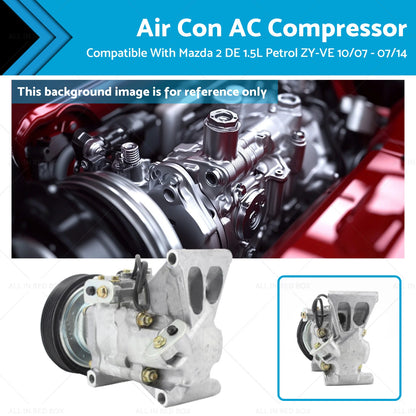 AC Compressor for Mazda 2 DE 1.5L Petrol (10/07 - 07/14)