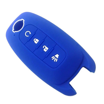 Silicone Keychain Cover for Nissan KICKS Rogue Pathfinder 4 Button (2017-2023)