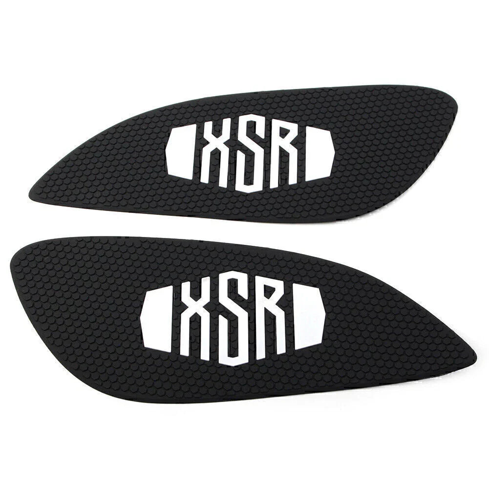 Black Slip Sticker Traction Side Gas Fuel Tank Pad for Yamaha XSR155 (2021-2023)