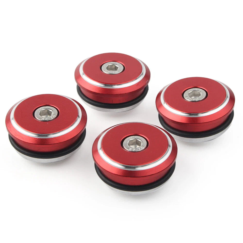 Red Motor Frame Plugs Cover for Ducati 899 959 1199 1299 Panigale (2012-2019)