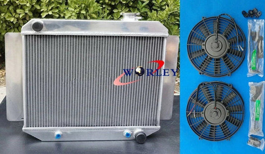 3 Row Radiator, Shroud, Fan for Holden Kingswood HD HR HK HT HG 6cyl (1966-1970)