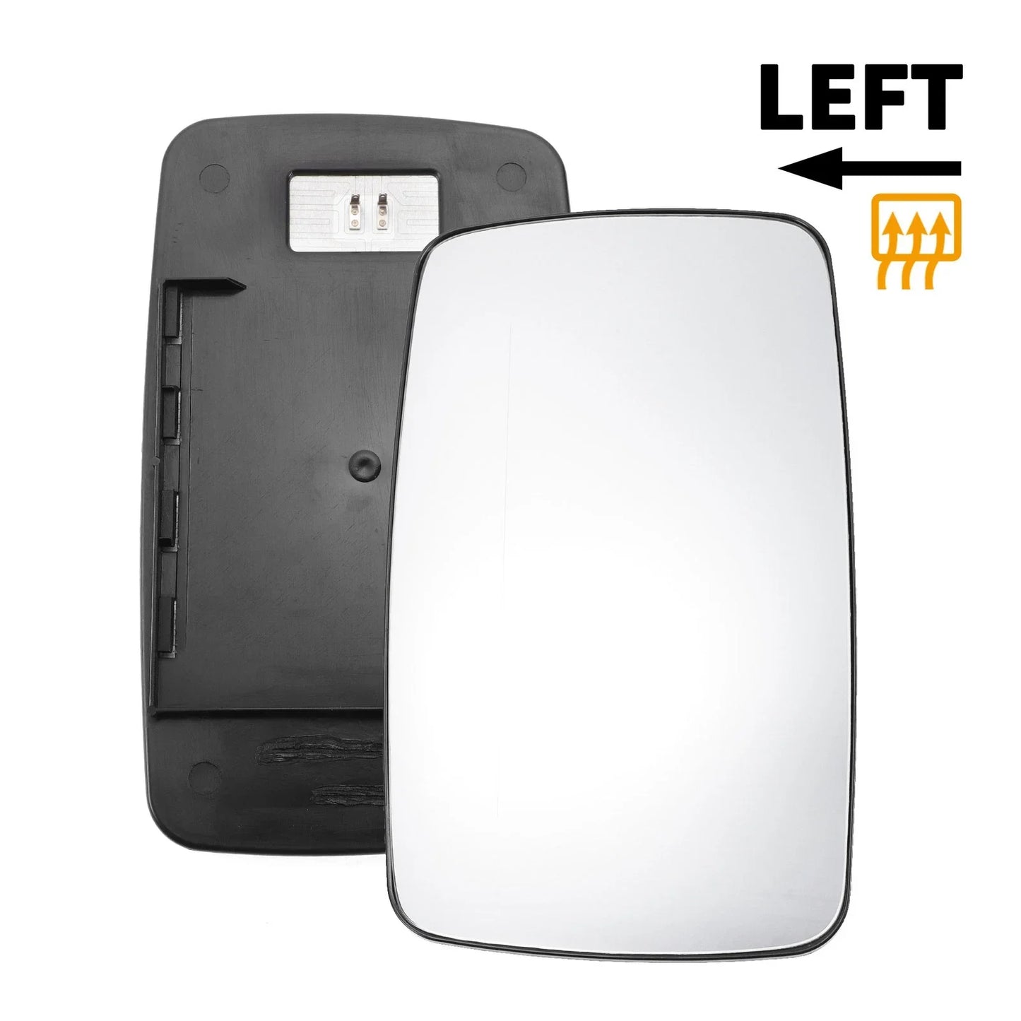Left Upper White Mirror Glass with Back Heated for Mercedes Sprinter (1995-2006)