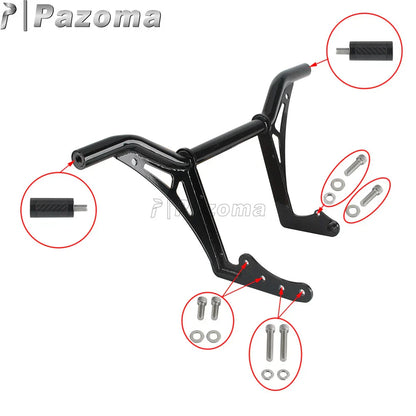 Front Crash Bar Saddlebag Guards for Harley Softail Low Rider ST (2022-2024)