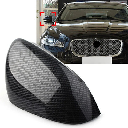 Carbon Fiber Rear Right Side View Mirror Cover for Jaguar XF XFR XJ