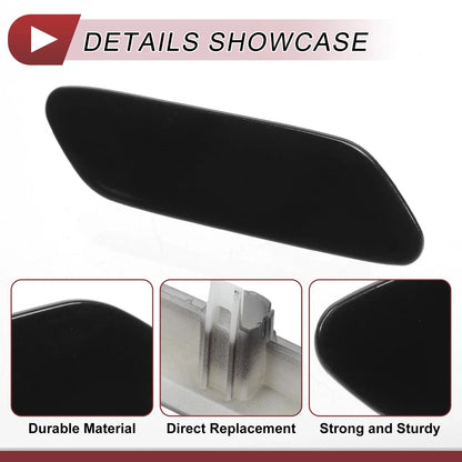 Front Right Washer Nozzle Cover for Lexus RX350 (2016-2019) Black 1 x Cap