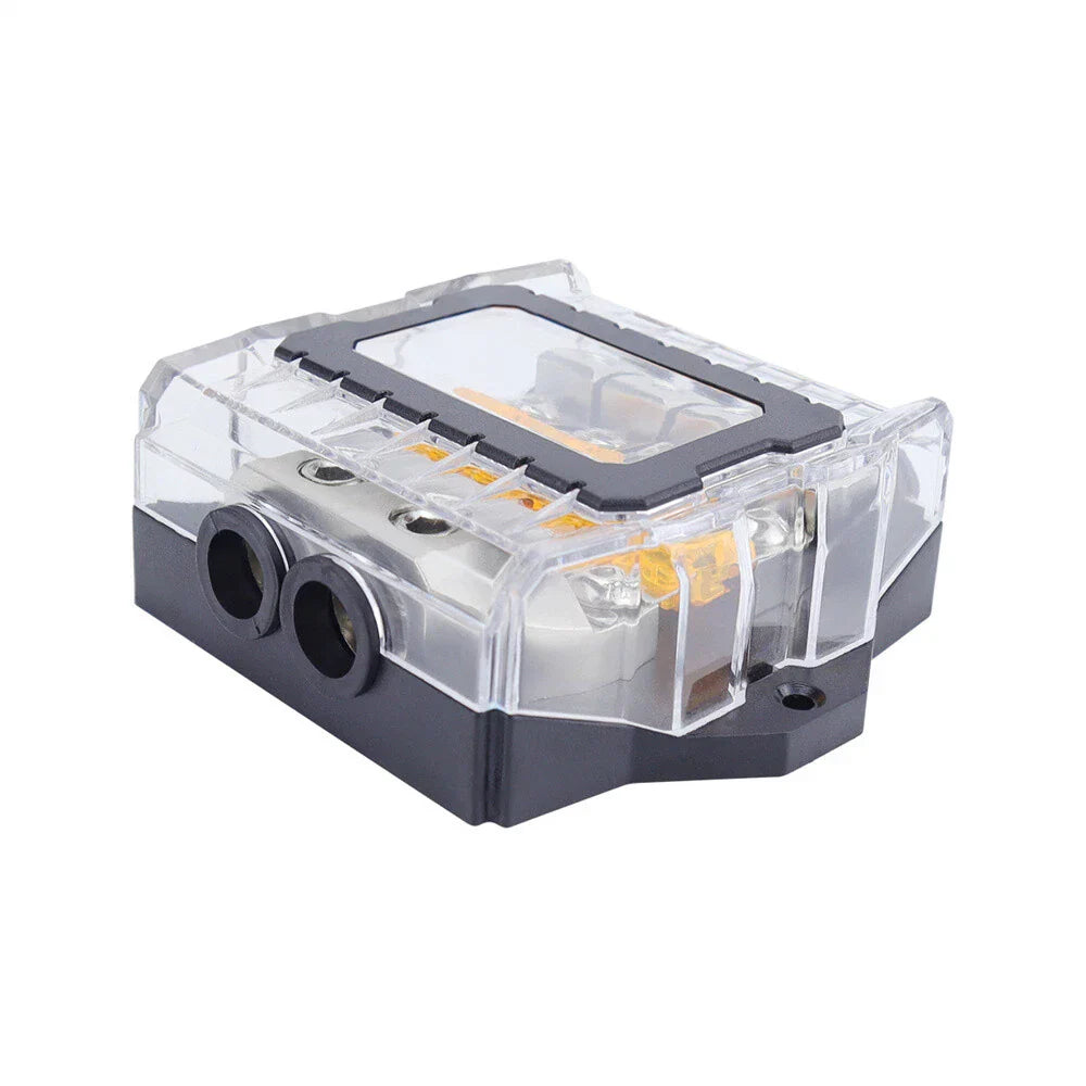4-Way Fuse Holder Auto Fuse Distribution Block 80A 32V