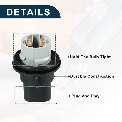 Front Turn Signal Tail Light Socket for Chrysler 300 (2005-2010) 3 x Pins