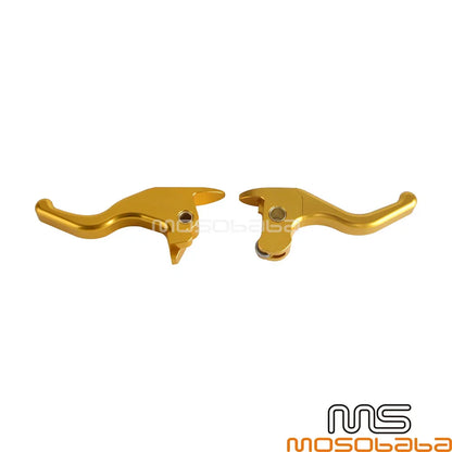 Finger Handlebar Hand Brake Clutch Levers for Harley Softail Slim (16)