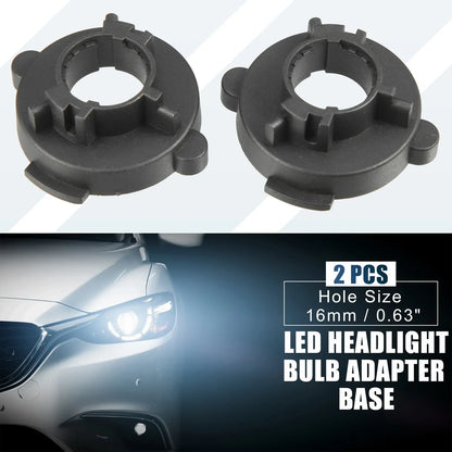 H7 LED Headlight Bulb Holder Adapter for Hyundai Elantra (Pack of 2)