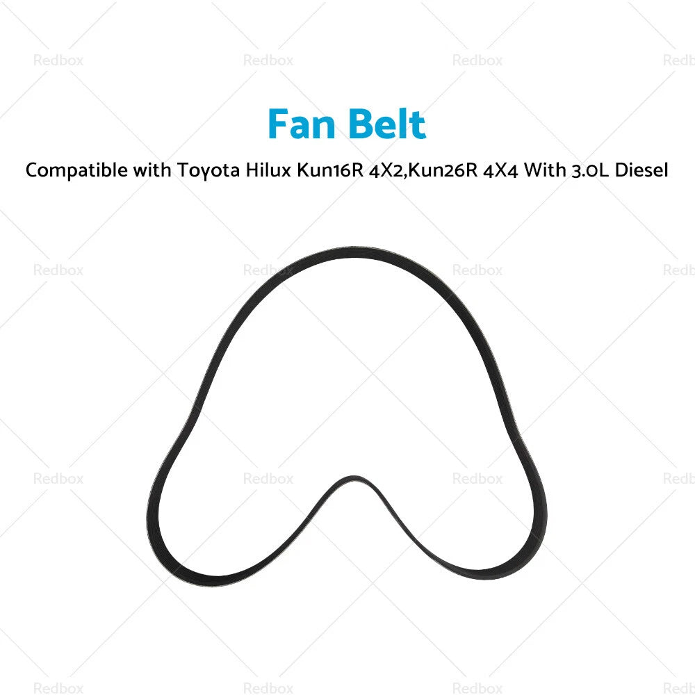 Drive Belt 7PK1515 for Toyota Hilux KUN16R KUN26R 3.0L Diesel (2005-2015)