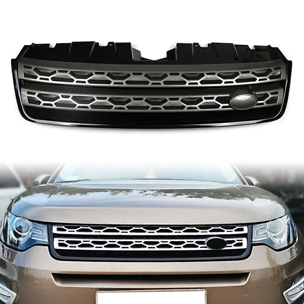 Bumper Mesh Grille for Land Rover Discovery Sport (2015-2019) Black Gloss