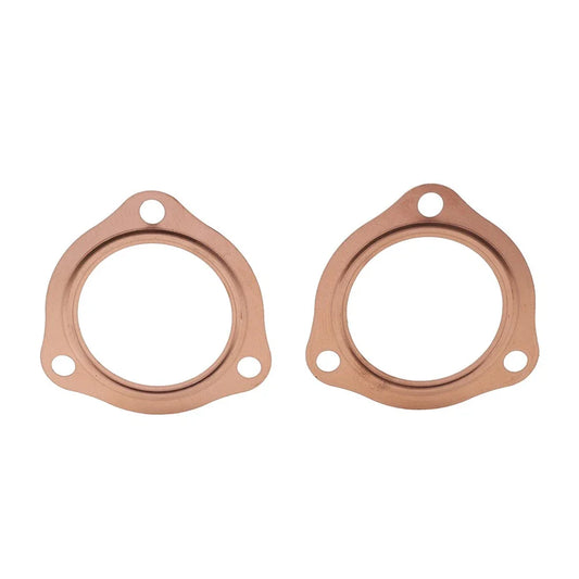 2.5" Copper Header Pipe Collector Flange Gaskets for Chevy SBC BBC