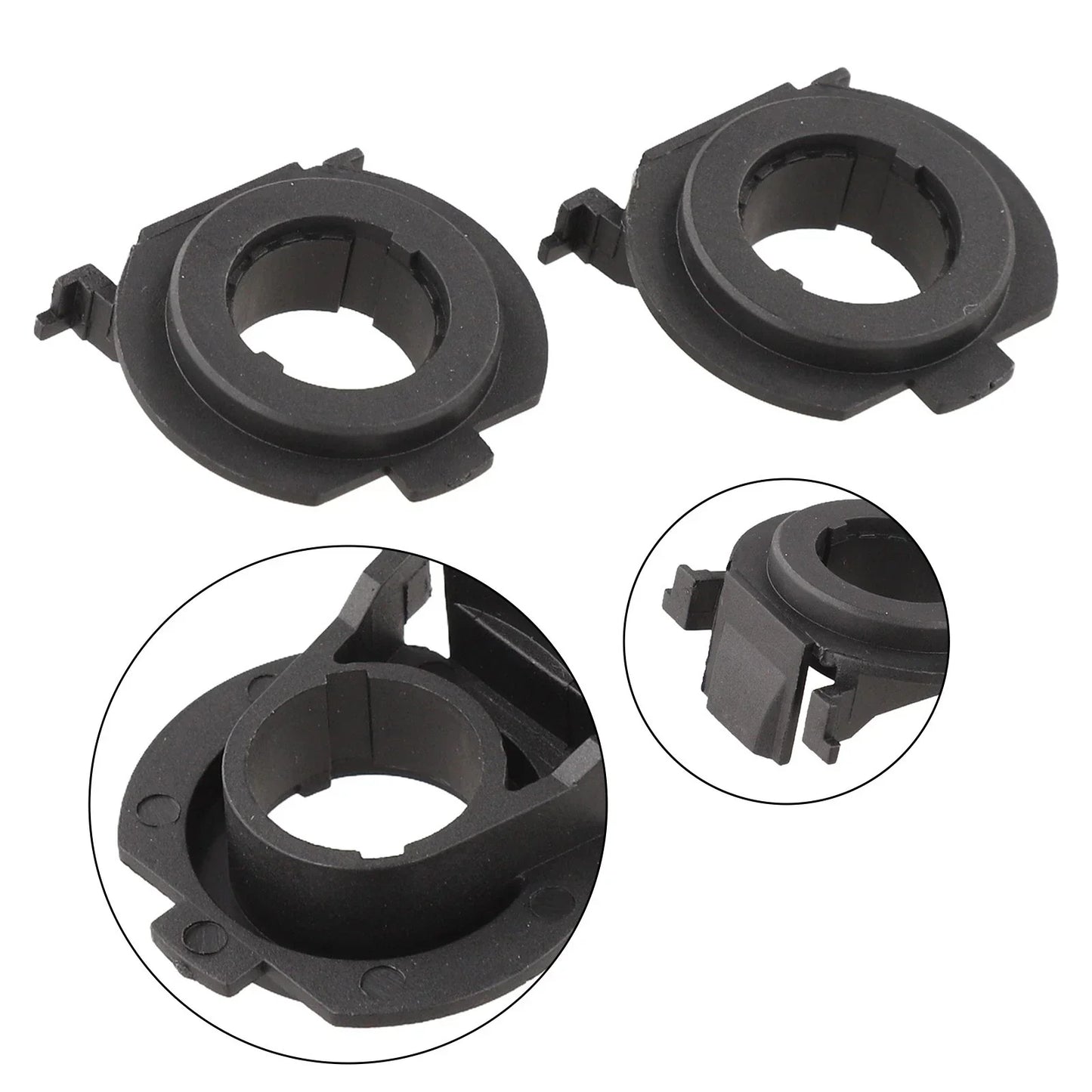 2 in 1 H7 LED Adapter Holder Base for Focus 3 MK3 for Fiat 500 for Opel